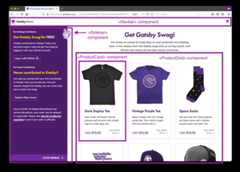 A product page for the Gatsby store site, with different parts of the UI outlined to show how one might break it down into React components. A product page for the Gatsby store site, with different parts of the UI outlined to show how one might break it down into React components.