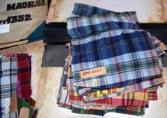 Madras Pattern In Blue Madras Pattern in blue