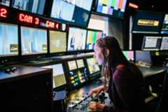 TI Services - woman looking at computer