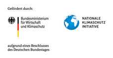 Logo Bundesministerium für Wirtschaft und Klimaschutz und Nationale Klimaschutzinitiative Logo des Bundesministeriums für Wirtschaft und Klimaschutz