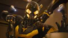 Yellowjacket aims a punch