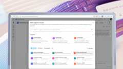 A screenshot of the onboarding agent card UI