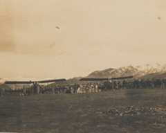 A British airfield on the frontier, c1919