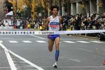 日本体育大学は2026年正月2日・3日に78年連続78回目の箱根駅伝を走る(写真は2025年正月の復路ゴール。撮影/黒石あみ<小学館>)