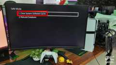Clear system software cache menu, Image by PC Guide