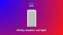 Xfinity modem red light