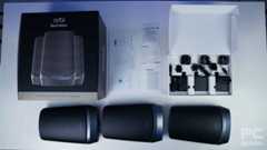 Netgear Orbi RBKE963B WiFi 6E Mesh router box contents, source PCGuide