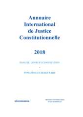 Annuaire international de justice constitutionnelle Annuaire international de justice constitutionnelle