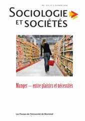 Sociologie et sociétés Sociologie et sociétés