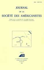 Journal de la société des américanistes Journal de la société des américanistes