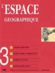 L'Espace géographique L'Espace géographique