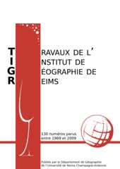 Travaux de l'Institut de Géographie de Reims Travaux de l'Institut de Géographie de Reims