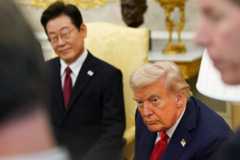 US President Trump meets with South Korean President Lee Jae-myung at the White House