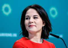 Green party draft program press conference