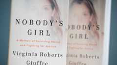 Front cover of Nobody's Girl by Virginia Roberts Giuffre Front cover of Nobody's Girl by Virginia Roberts Giuffre