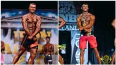 Photo is a composite showing Irish body builders Conor McCarthy and Dylan Nolan as they compete Photo is a composite showing Irish body builders Conor McCarthy and Dylan Nolan as they compete