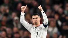 13 November 2025; Cristiano Ronaldo of Portugal reacts after being send off during the FIFA World Cup 2026 Group F Qualifier match between Republic of Ireland and Portugal at the Aviva Stadium in Dublin. Photo by Ben McShane/Sportsfile 13 November 2025; Cristiano Ronaldo of Portugal reacts after being send off during the FIFA World Cup 2026 Group F Qualifier match between Republic of Ireland and Portugal at the Aviva Stadium in Dublin. Photo by Ben McShane/Sportsfile