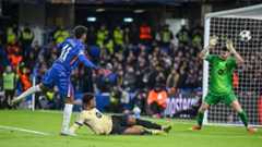 Estevao of Chelsea FC scores his team's second goal during the UEFA Champions League 2025/26 League Phase MD5 match between Chelsea FC and FC Barcelona at Stamford Bridge on November 25, 2025 in London, United Kingdom. Estevao of Chelsea FC scores his team's second goal during the UEFA Champions League 2025/26 League Phase MD5 match between Chelsea FC and FC Barcelona at Stamford Bridge on November 25, 2025 in London, United Kingdom.