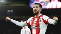 SOUTHAMPTON, ENGLAND - NOVEMBER 25: Finn Azaz of Southampton celebrates after scoring to put his team 2-0 up during the Sky Bet Championship match between Southampton and Leicester City at St Mary's Stadium on November 25, 2025 in Southampton, England. (P SOUTHAMPTON, ENGLAND - NOVEMBER 25: Finn Azaz of Southampton celebrates after scoring to put his team 2-0 up during the Sky Bet Championship match between Southampton and Leicester City at St Mary's Stadium on November 25, 2025 in Southampton, England. (P