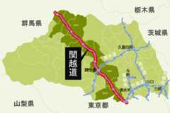 関越道の位置
