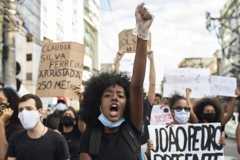 racism in brazil - Protests against police violence in Brazil, like this march commemorating the life of a Black youth killed in his home, help speak to the transnational nature of anti-Blackness and white supremacy.