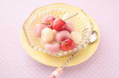 ピンク白玉&ホワイト白玉