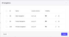 Navigation Manager View