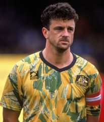 Graham Arnold during his playing days for the Socceroos. Graham Arnold during his playing days for the Socceroos.