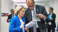 EU-Kommissionspräsidentin Ursula von der Leyen und Bundeskanzler Friedrich Merz beim G20-Gipfel in Johannesburg.