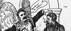 William Pember Reeves arbitration cartoon, 1894