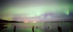 Aurora australis, Bluff Harbour