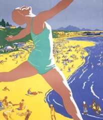 Poster advertising Timaru, 1937