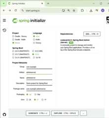 Creating Spring Admin Server
