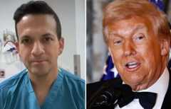 Vin Gupta and Donald Trump