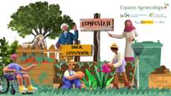 Dibujo sobre Espacio Agroecológico