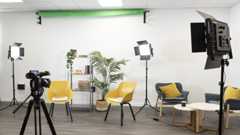 Sala de grabación para entrevistas