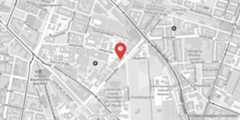 the map shows the following location: Institute of Forensic Medicine, Johannisallee 28, 04103 Leipzig