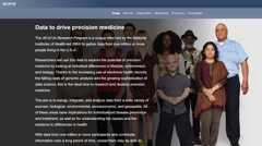Screenshot of the innovation and health web story