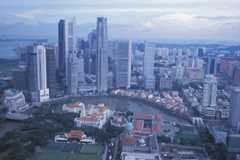 Finanzdistrikt Singapur