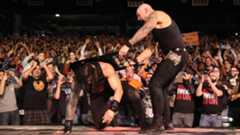 Roman Reigns vs. Baron Corbin -- Falls Count Anywhere Match: photos WWE Photo