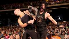 Roman Reigns def. King Corbin (Falls Count Anywhere Match) WWE Photo