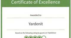Trip Advisor 2014 Certificate of Excellence Trip Advisor 2014 Certificate of Excellence