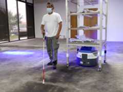 Austin Lighthouse Success Story Photo, 4x3, 3600 Visually impaired person at the Austin Lighthouse organization