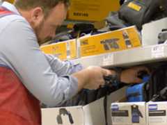 Lowe's Adjusts to New Customer Habits Success Story Lowe's store worker