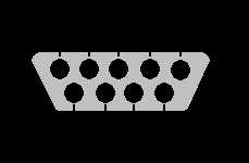 Image of DB9 RS232 plug